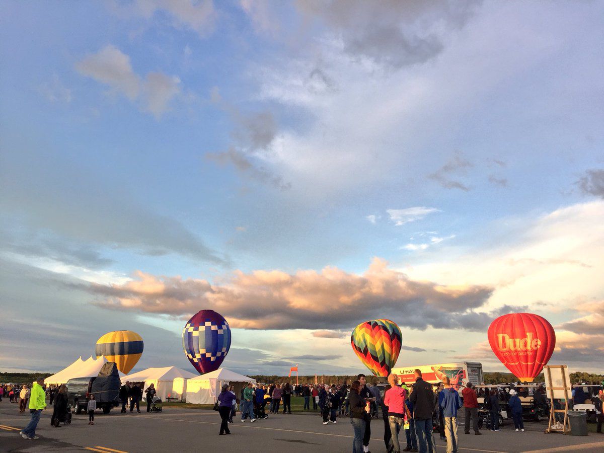 Adirondack Balloon Festival Saturday morning